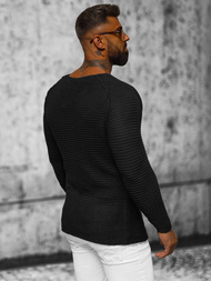 Sweter męski czarny OZONEE L/1442Z