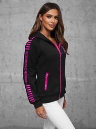 Жіноча Толстовка Чорна OZONEE JS/KSW3012Z