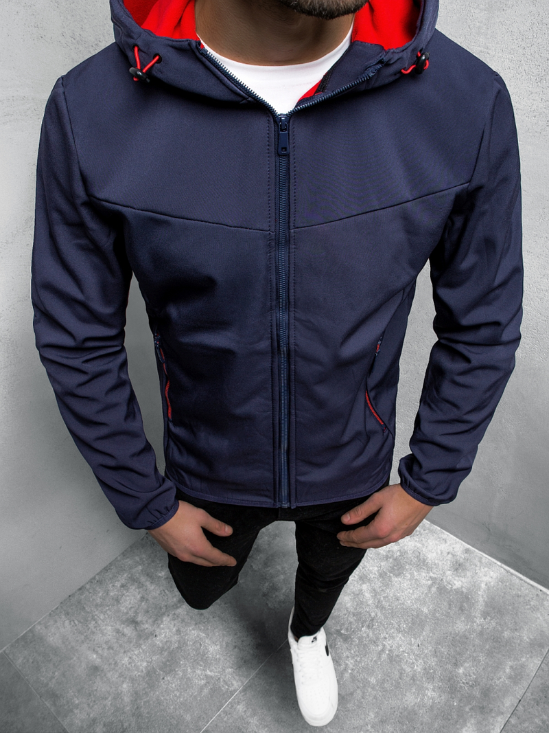 Куртка softshell чоловіча Темно-Синя OZONEE JS/KS2188