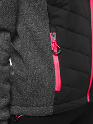 Kurtka damska czarna OZONEE JS/KSW4003