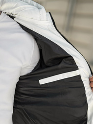 Куртка зимова чоловіча Чорно-Біла OZONEE JS/31M5083/281