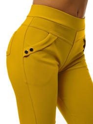 Legginsy krótkie damskie camelowe OZONEE JS/1041/B10