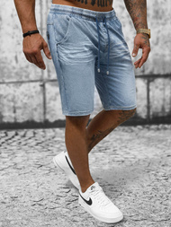 Spodenki męskie jeansowe niebieskie OZONEE NB/MP0267BC