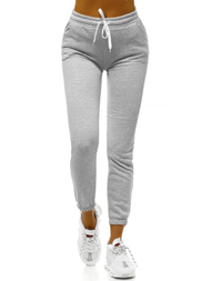 Spodnie dresowe damskie szare OZONEE JS/KSW5008