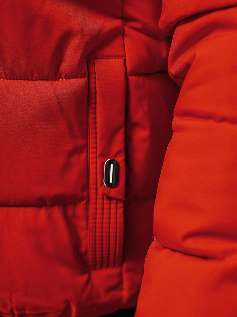 Kurtka zimowa męska pikowana czerwona OZONEE JS/84M3029/275