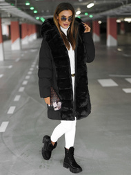 Куртка жіноча чорна OZONEE JS/5M3158/392Z