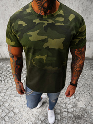 T-shirt męski zielony OZONEE JS/8T86/29