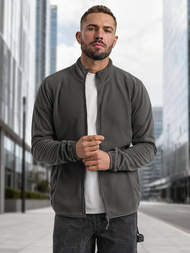 Bluza męska rozpinana grafitowa OZONEE JS/HH016/5