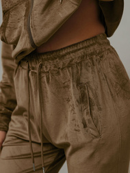 Спортивний костюм жіночий світло-kоричневий OZONEE JS/8C1176/162Z