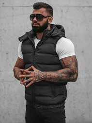 Безрукавка чоловіча Чорна OZONEE N/7129Z