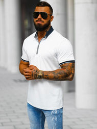 Футболка Поло Чоловіча Бiла OZONEE O/DA743