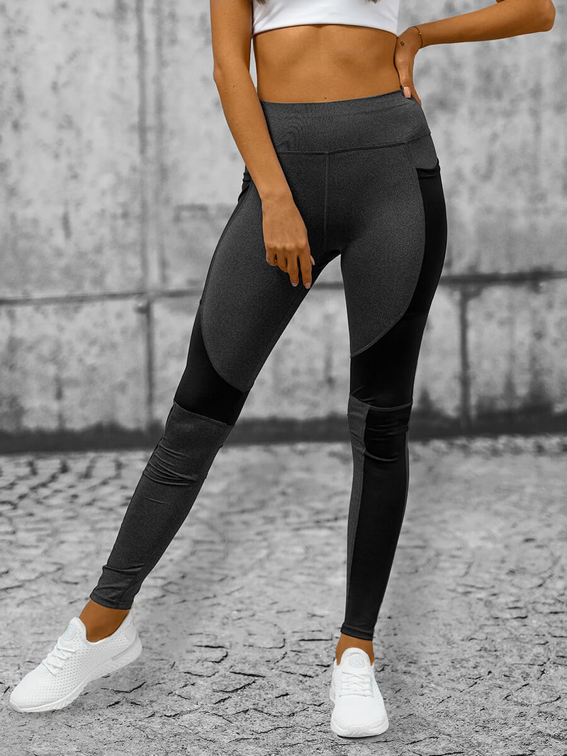 Legginsy damskie szare OZONEE O/YY9261
