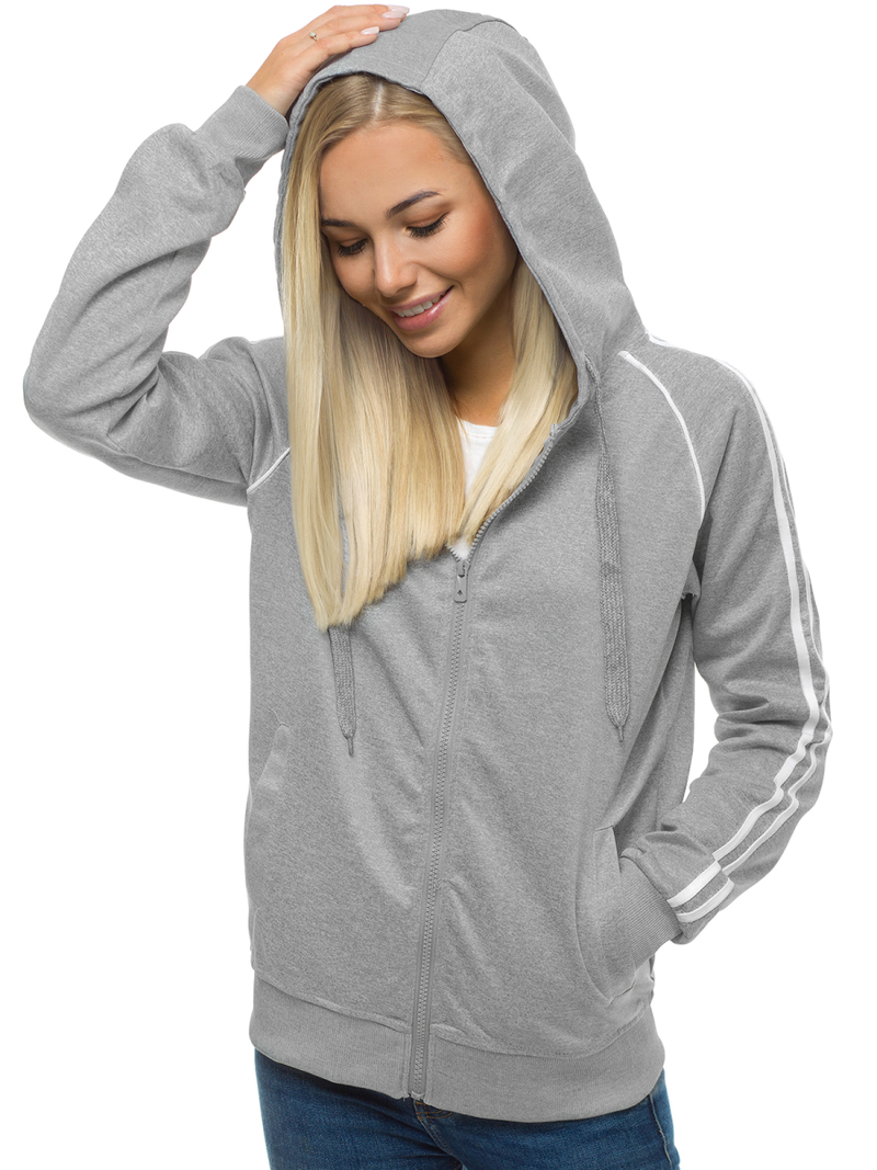 Bluza damska szara OZONEE JS/JK88120/2
