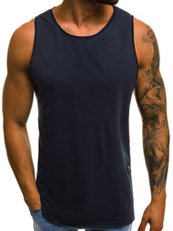 Koszulka bez rękawów męska granatowa OZONEE O/1205