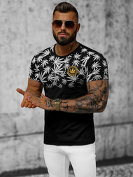 Футболка чоловіча чорна OZONEE O/T133/3