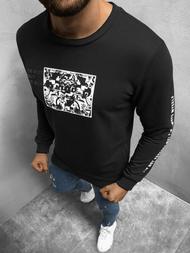 Толстовка чоловіча Чорна OZONEE B/21402044