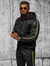 Чоловічий спортивний комплект чорний OZONEE JS/3C555