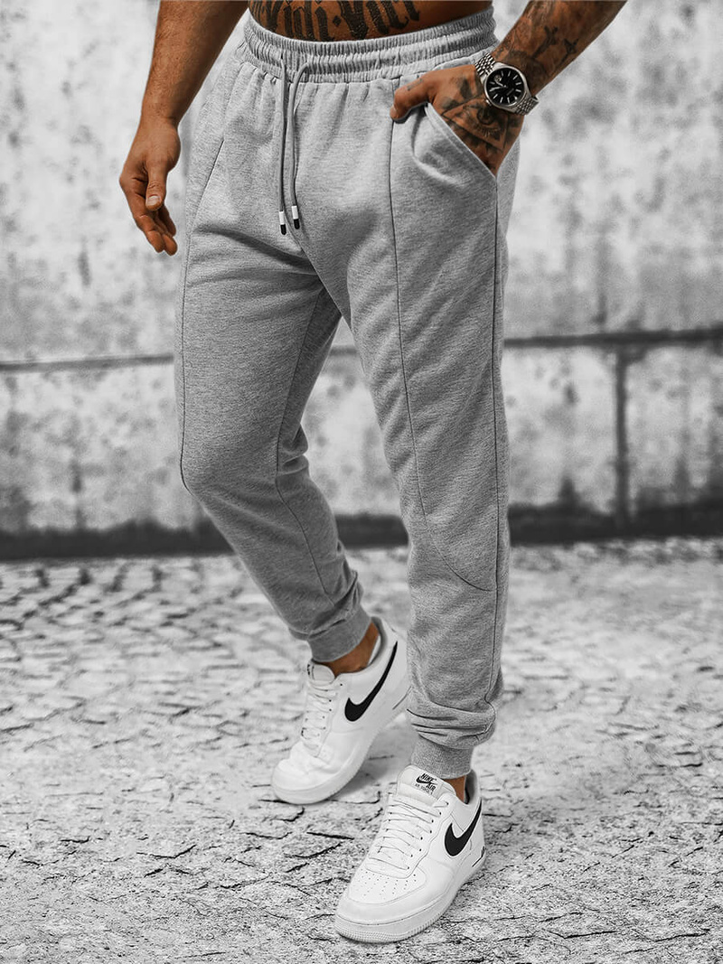 Штани Cпортивні Чоловічі Сiрi OZONEE JS/8K183