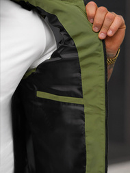 Kamizelka męska pikowana zielona OZONEE JS/31M5062/136