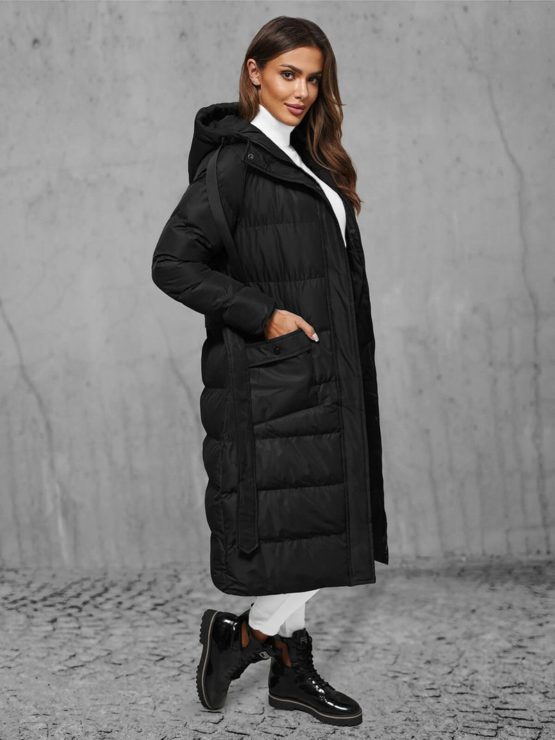 Куртка жіноча чорна OZONEE JS/5M3178/392