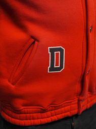 Bluza męska rozpinana czerwona OZONEE O/TB9127