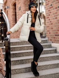 Куртка жіноча Кремова OZONEE JS/5M3251/281Z