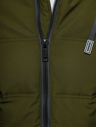 Kurtka męska pikowana khaki OZONEE JS/31M5003/B