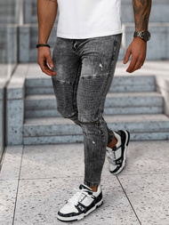 Чоловічі джинси Чорнi OZONEE NB/MP0069N