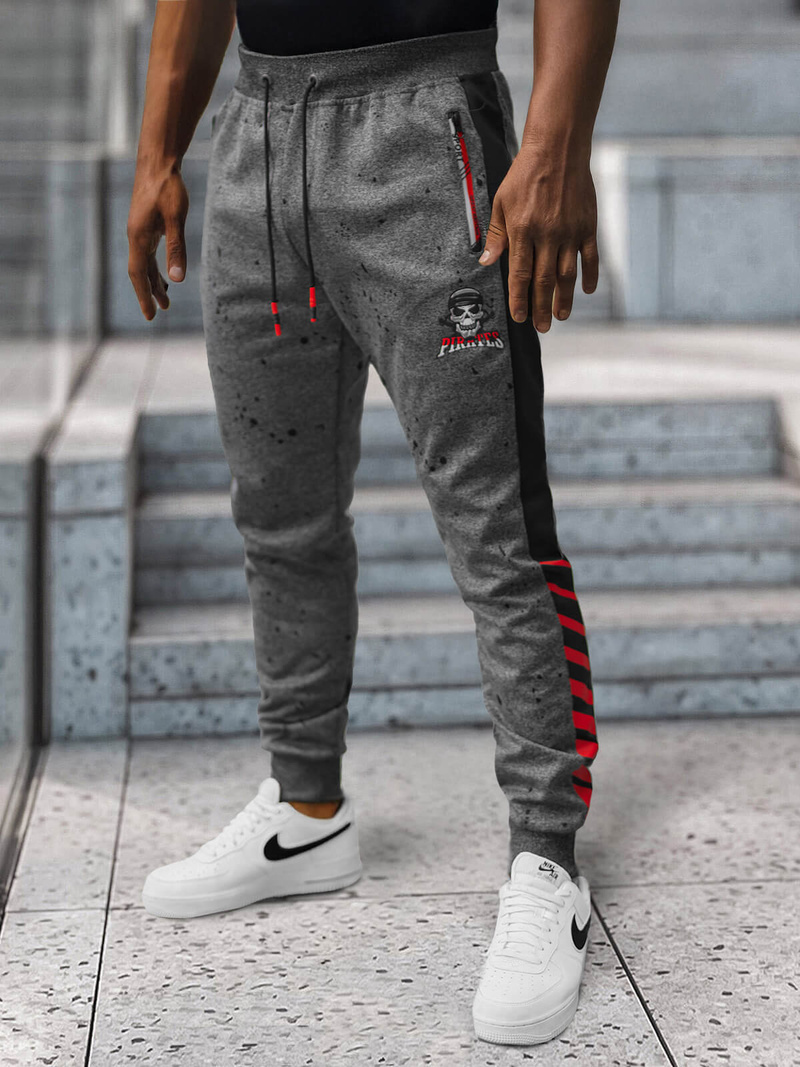 Штани спортивні чоловічі Графітові OZONEE JS/K10232Z