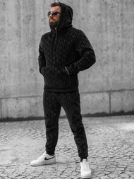 Спортивний костюм чоловічій Чорний OZONEE O/3A81