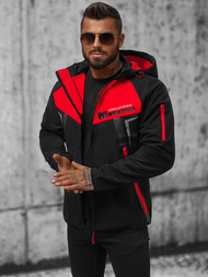 Куртка softshell чоловіча Чорно-Червона OZONEE JS/HH021/1CZ