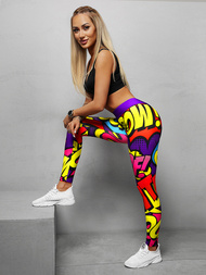Legginsy damskie kolorowe OZONEE O/20937Z