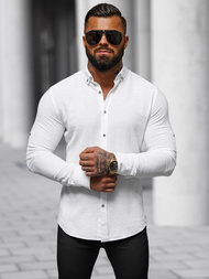 Koszula męska biała OZONEE O/V93