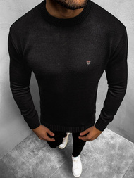 Sweter męski czarny OZONEE O/KS02Z