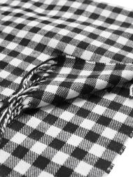 Чоловічий шарф Чорно-Бiлий OZONEE JS/YW08051/1