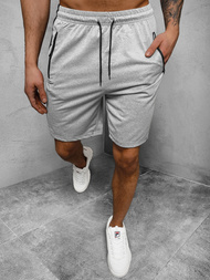 Spodenki dresowe męskie szare OZONEE JS/68010/2