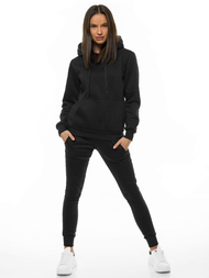 Spodnie dresowe damskie czarne OZONEE JS/CK01