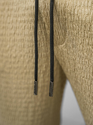 Spodnie dresowe męskie camelowe OZONEE O/K960SP