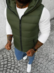 Безрукавка чоловіча Темно-Зелена OZONEE JS/M805/136