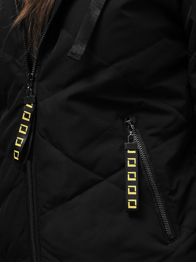 Куртка жіноча Чорна OZONEE JS/16M9082/392