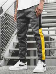 Spodnie dresowe męskie grafitowe OZONEE JS/K60009