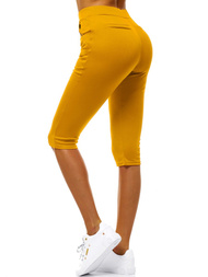 Legginsy krótkie damskie camelowe OZONEE JS/1027/E10