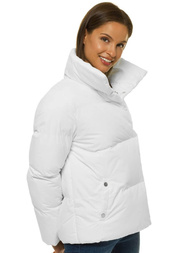 Kurtka zimowa damska biała OZONEE JS/M23062/4