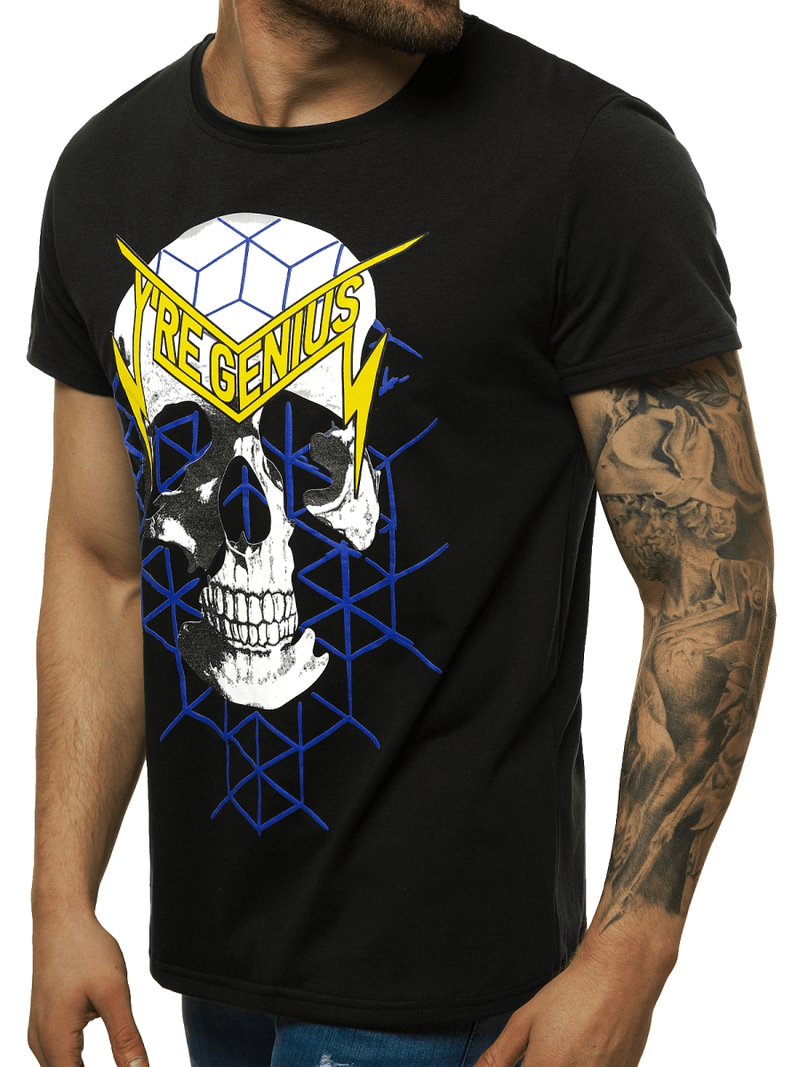 Футболка чоловіча Чорна OZONEE JS/Y70002Z