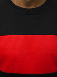 Толстовка чоловіча Чорно-Червона OZONEE JS/2010