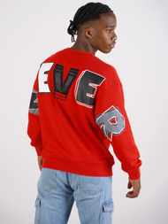 Толстовка червона OZONEE O/SWE23034Z