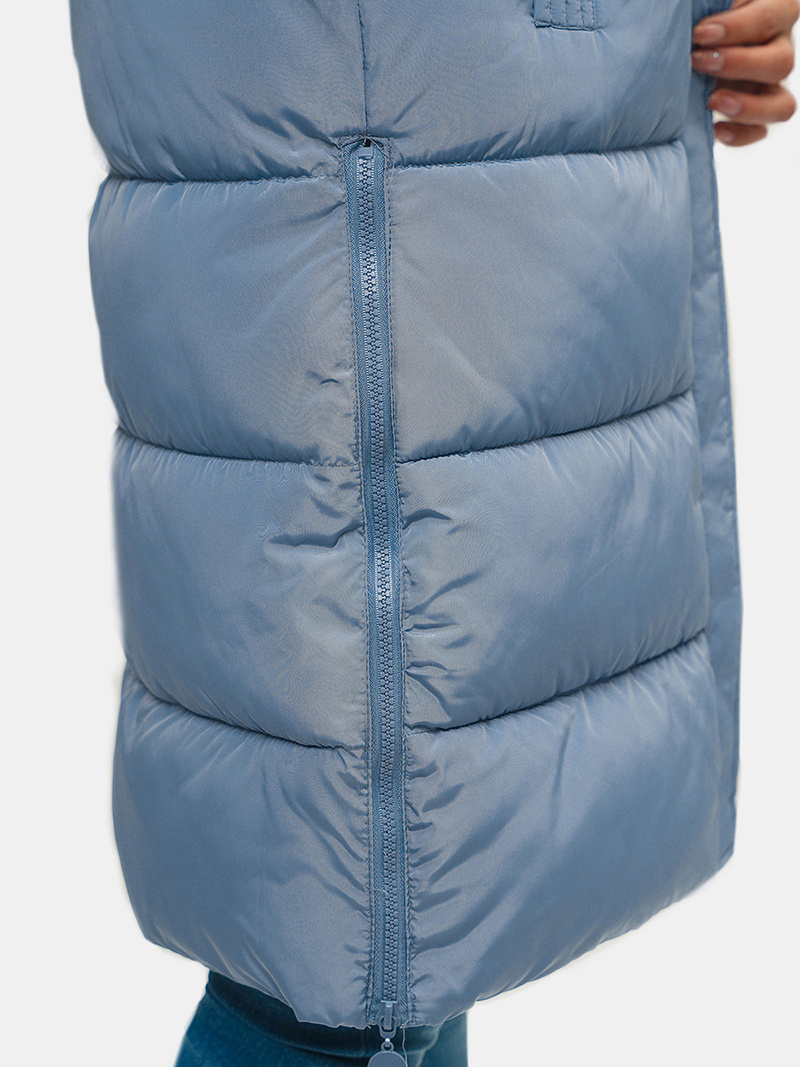 Стьобаний жіночий жилет Яскраво-Синя OZONEE O/H909/101