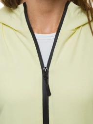 Kurtka przejściowa damska jasno-żółta OZONEE JS/HH036/59