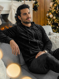 Спортивний костюм чоловічій чорний OZONEE JS/8C1169/3Z