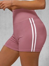 Legginsy krótkie damskie kolarki różowe OZONEE O/LK382